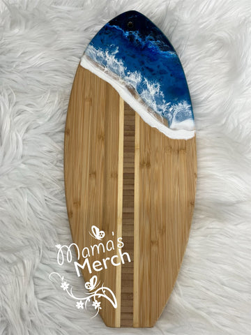 Surfboard beach epoxy serving board