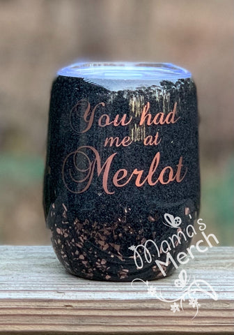Merlot wine tumbler