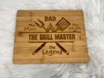 Father's Day Grill Master Cutting Board